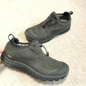 Keen Shoes Womens 9.5 Gray Terra Moc Waterproof Trail Hiker Sport Outdoor